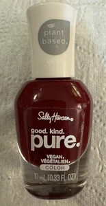 Sally Hansen~Good Kind PURE Vegan Plant Based Nail Polish 320 *CHERRY AMORE* Red - Picture 1 of 5