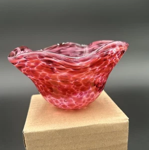 Schale aus mundgeblasenem Glas im Murano-Stil - Bild 1 von 9