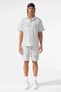 New Black White Jordan Craig (Cement) El Paso Summer Short Set Size Large New! - Picture 1 of 8
