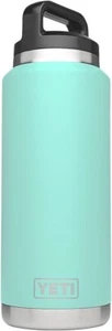 YETI Rambler 36 oz Bottle Seafoam | With Double Action Lid | Wide Mouth or Chug - Picture 1 of 3