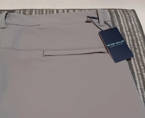 Peter Millar Blade Performance Ankle Pants Men's 36 x 30 Gale Grey NEW - Picture 1 of 19