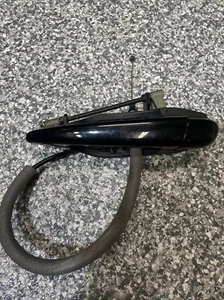 BMW E46 323I 325I 328I 330I SEDAN REAR LEFT DRIVER EXTERIOR DOOR HANDLE Black - Picture 1 of 4