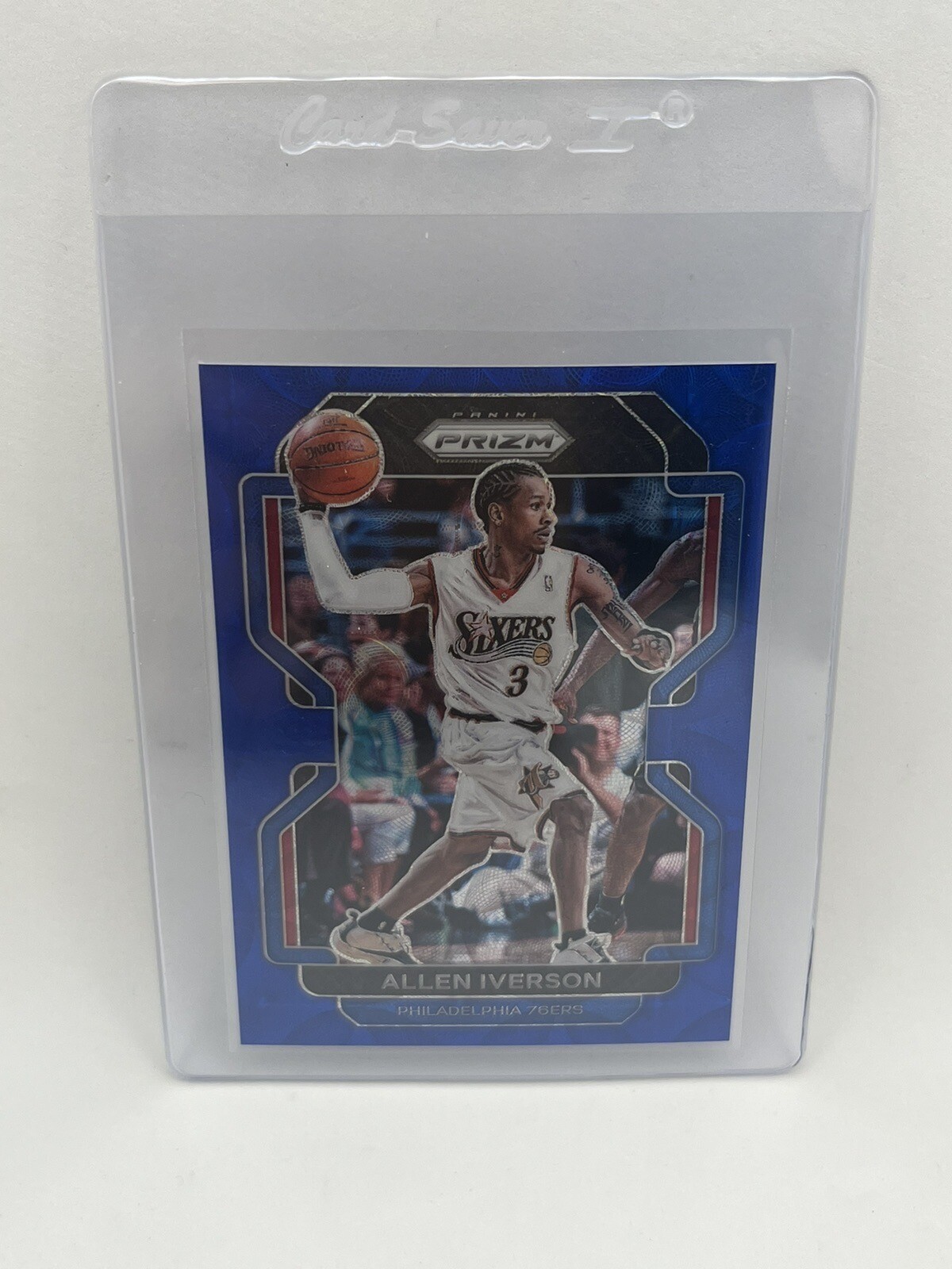 2021-22 Panini Prizm Choice Blue Prizm #255 Allen Iverson 06/39