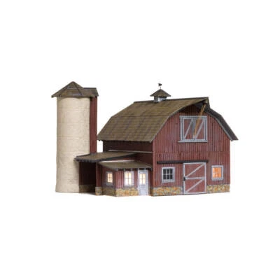Woodland Scenics O Scale Old Weathered Barn Built and Ready - Image 1 of 4