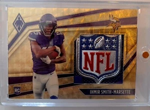 2021 Ihmir Smith-Marsette Phoenix Gold Vinyl Jumbo NFL Shield 1/1 - Picture 1 of 2
