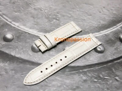 Jaeger-LeCoultre White Alligator Strap 17mm by 16mm OEM New ! - Image 1 of 3