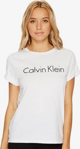 Calvin klein Women's Short Sleeve Crew Neck Logo T-Shirt, White, Medium.. - Picture 1 of 1