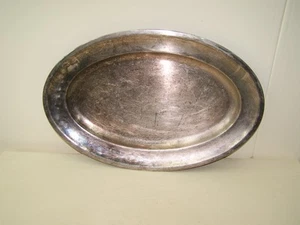 Large Antique Tray Silver Plated, Fruit Bowl ABS 120 Silver Bowl Silver Coating - Picture 1 of 1