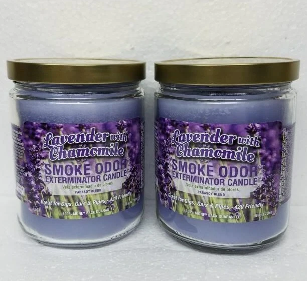Smoke Odor Exterminator 13oz Jar Candle Lavender Chamomile