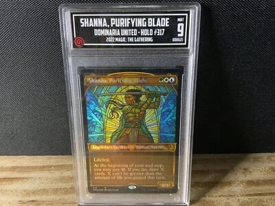MTG FOIL Shanna, Purifying Blade (Showcase) TCCG 9 Mint Dominaria United Graded - Image 1 of 2