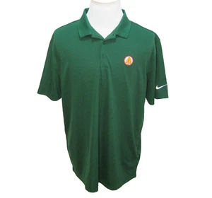 NIKE Men's Size XL Solid Green Short Sleeve Dri-Fit Golf Polo Shirt Athletic Top - Picture 1 of 6