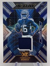 2022 PANINI XR TREYLON BURKS RC X-RAY PATCH #75/75