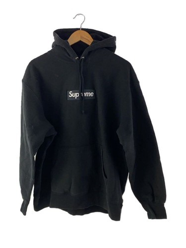 Supreme Felpa con Cappuccio 21AW Box Logo Felpa con Cappuccio L Cotone Nero Usata