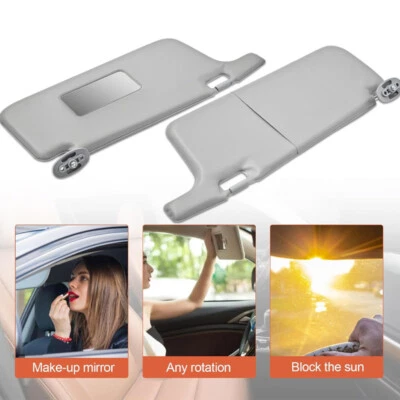 Fit For Honda Civic 1996-2001 Interior Sunvisor Pair Gray Color LHD - Imagem 1 de 4