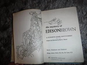 The mystery of Edison Brown; by Elizabeth Rider Montgomery & BETTY BEEBY 1960 - Picture 1 of 8
