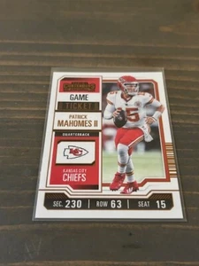 2023 Panini Contenders - Patrick Mahomes II #51 Bronze Game Ticket - Picture 1 of 2