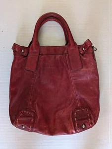 FREDsBRUDER Tasche Damen rot Leder Beuteltasche Handtasche Germany  - Bild 1 von 10
