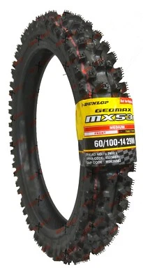 Dunlop MX53 60/100-14 Front Tire Dirt Bike 2.50-14 CRF110 YZ65 KLX110 TTR110 - Image 1 of 4