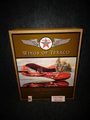WINGS OF TEXACO 1940 GRUMMAN GOOSE AIRPLANE - 1996 - #4 in Series NEW IN BOX K - Image 1 of 4