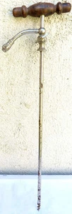 TIRE BOUCHON SIPHON A CHAMPAGNE ou CIDRE TÊTE DAUPHIN 36 cm - Picture 1 of 1