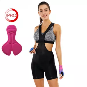 Mujeres Ciclismo Culotte con tirantes 1/3 Súper Corto Verano Suave 3D Esponja Almohadilla a prueba de golpes - Imagen 1 de 20