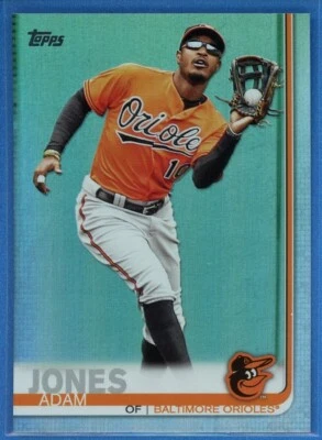 2019 Topps Series 1 Rainbow Foil Parallel #8 Adam Jones Baltimore Orioles - Image 1 of 2