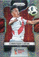 Prizm World Cup 2018 Mojo Parallel Base Card #295 Christian Cueva - Peru