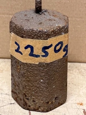 30 HOUR LONGCASE GRANDFATHER CLOCK 2.25 kg CAST IRON WEIGHT - Image 1 of 4