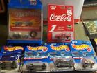 Hot Wheels And Coca Cola Lot Of 6 Cars Late 90's Early 2000's All Sealed And New