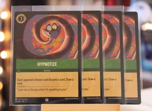 Disney Lorcana Playset - Hypnotize - 98/204 NM+ NON-Foil x4 Action Cards - Picture 1 of 1