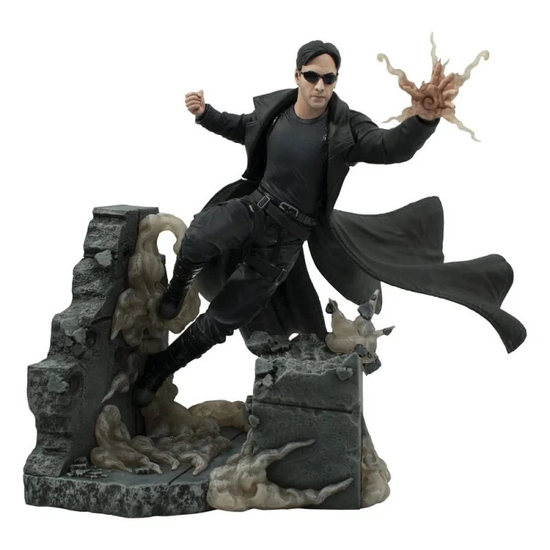 NEO THE MATRIX ACTIONFIGUR DIAMOND GALLERY DELUXE NEU ORIGINAL 25CM - Bild 1 von 1
