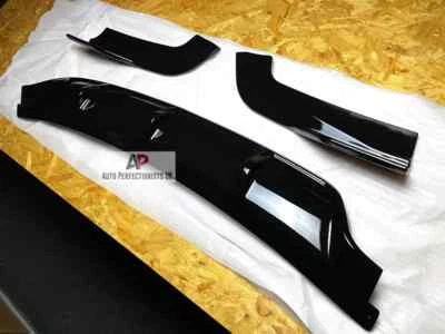 AUTO PERFECTIONISTS UK BMW X5 F15 X5M Nero Lucido Diffusore Posteriore Labbro Valance Paraurti + Spacche Laterali M Sport
