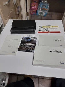 2013 Hyundai Santa Fe Owners Manual Free Shipping - Imagen 1 de 8