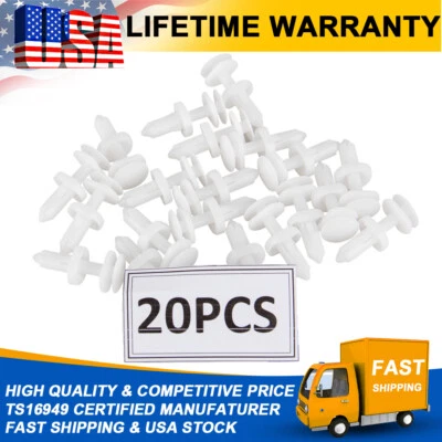 20Pcs Clips Door Panel Retainer Push Type Pin Nut Holder For GMC Chevy C/K 1500 - Image 1 of 4