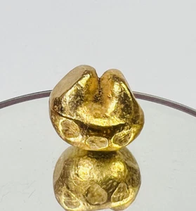 AMULETO MÁGICO natural Tical Gold Yoni Leklai energía riqueza de la suerte curación encantadora - Imagen 1 de 24