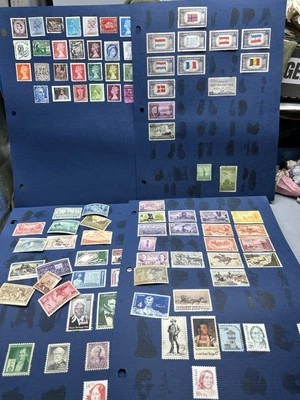 Mixed Stamp Lot - Some Are On Paper. - Image 1 of 4