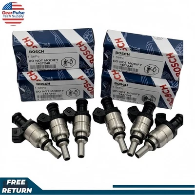 ​​​6 piezas Inyector de combustible para 1427240 BMW 320i 325ci 325i 325xi 525i X3 Z3 1999-2006 Foto 1 de 4