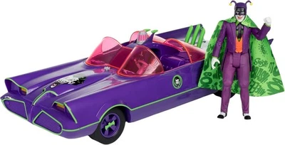 McFarlane Toys - DC Retro Batmobile & The Joker (Batman 66') 2pk, Gold...  - Image 1 of 4