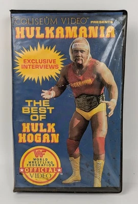 WWF Hulkamania: The Best of Hulk Hogan (VHS, 1985) Wrestling WWE Coliseum Video  - Image 1 of 4