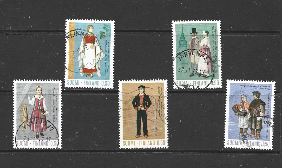 FINLAND - 1972 National costumes - USED SET. - Image 1 of 1