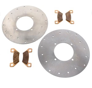 2016 Arctic Cat 500 HDX XT Front Brake Rotors & Severe Dty Brake Pads - Picture 1 of 3