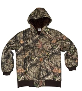 CARHARTT Mossy Camo Jacket Youth LG 14/16 Adult Small Hunting Fishing Quilted - Picture 1 of 13
