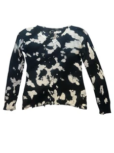 Flowers By Zoe Girls Bleached Distressed V-neck Sweater Size XL(14) - Picture 1 of 5