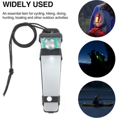 Luz de señal de casco táctico - Impermeable para guerra de bolas de gel Foto 1 de 4