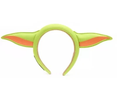 Faixa de cabeça Star Wars The Mandalorian Baby Yoda Grogu Ears Loungefly parques da Disney - Imagem 1 de 3