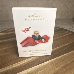 Hallmark Andenken Ornament 2010 einer WEIHNACHTSGESCHICHTE "Poor Ralphie's One Chance" - Bild 1 von 12
