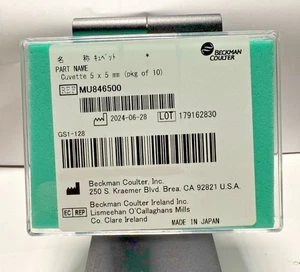 Cubetas Beckman Coulter AU480 o AU DxC700, P/N MU846500 (Pk de 10) (Olympus) - Imagen 1 de 2