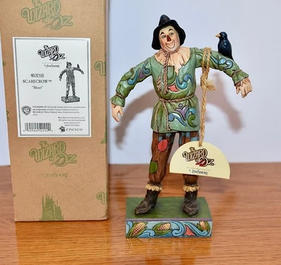 EXC ~ RARE?  VARIATION The Wizard of Oz Jim Shore - Scarecrow - 4031510  “Shoo!” - Image 1 of 4