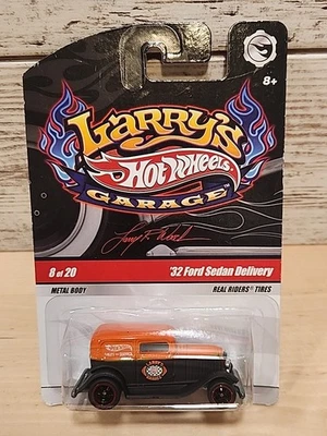Hot Wheels Larry's Garage '32 Ford Sedan Delivery #8/20 Real Riders  - Image 1 of 4