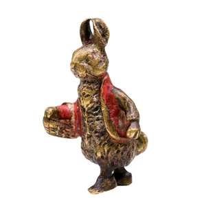 Peter Rabbit kaltbemalte Bronze Beatrix Potter Miniatur Set H4cm um 1900 - Bild 1 von 11